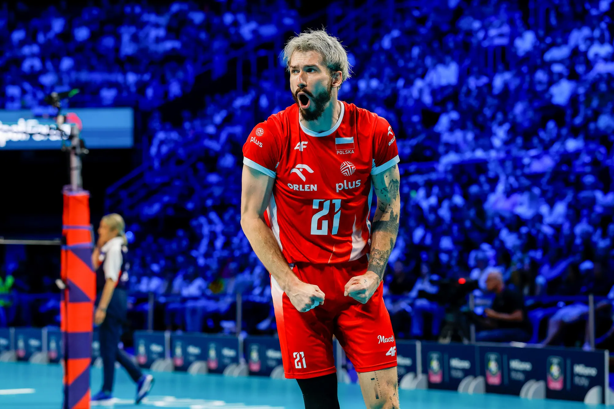 Tomasz Fornal podczas mistrzostw Europy