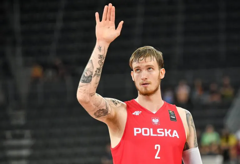 Aleksander Balcerowski w kadrze narodowej w 2023 roku.