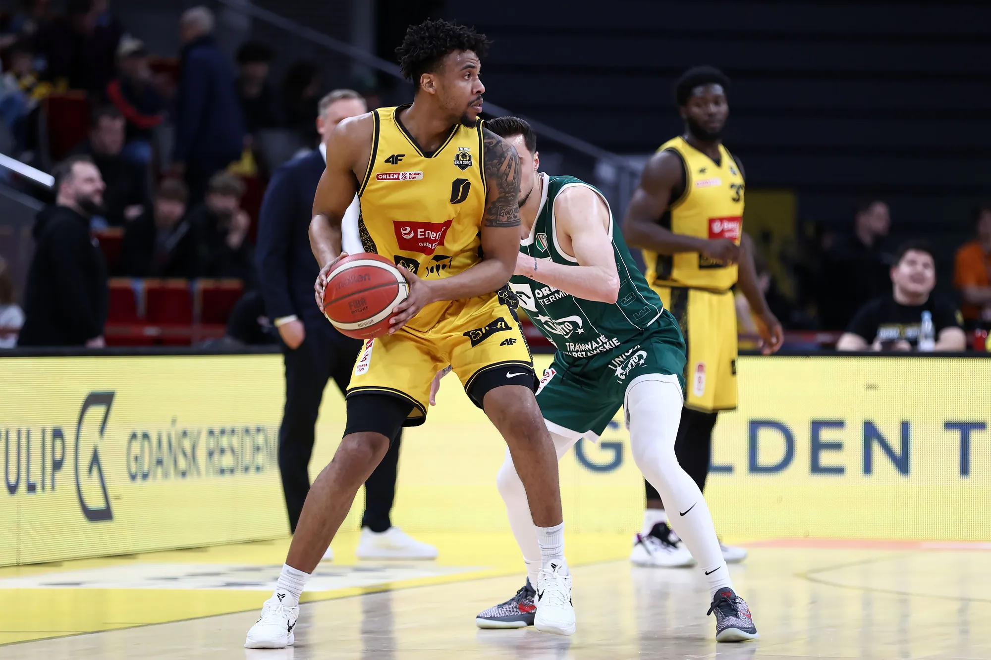 Paul Scruggs w meczu Energa Trefl Sopot - Legia Warszawa