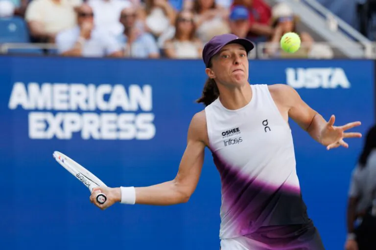 Iga Świątek podczas US Open
