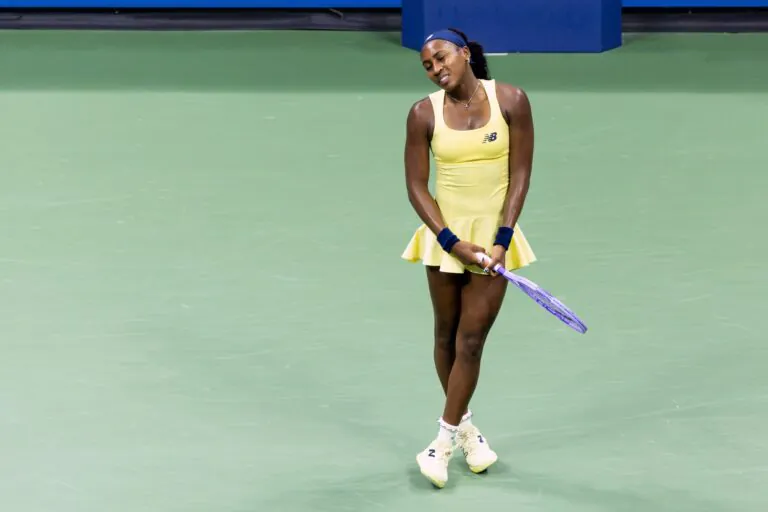 Coco Gauff w trakcie turnieju WTA 1000 w Pekinie