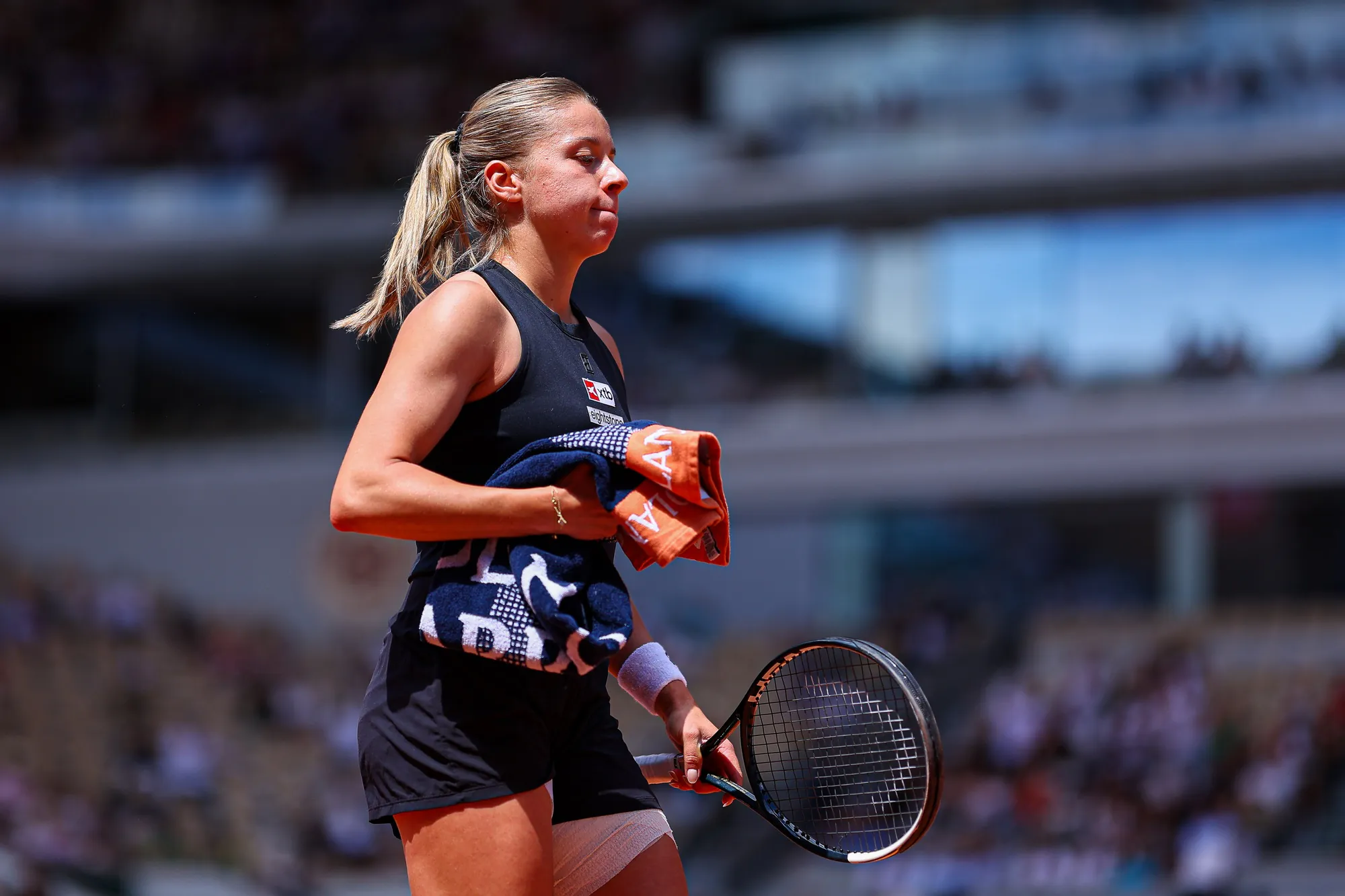 Maja Chwalińska podczas French Open.