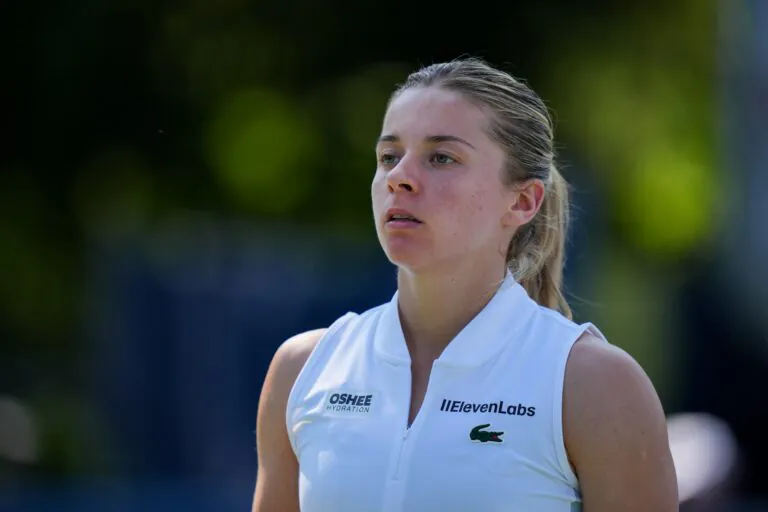 Maja Chwalinska podczas turnieju w Toronto