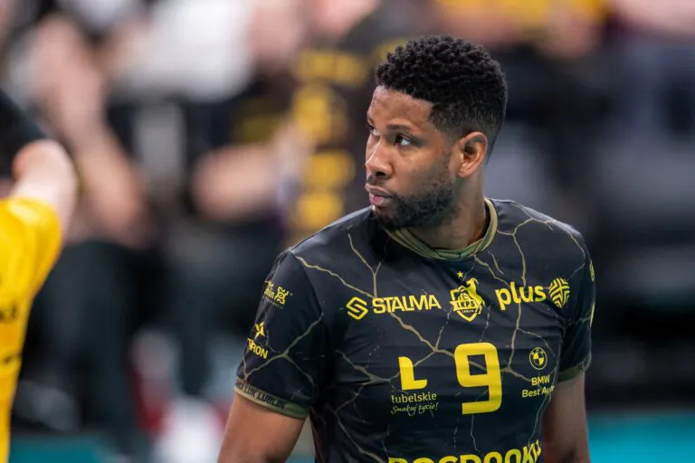 Wilfredo Leon w trakcie finału Mistrzostw Polski