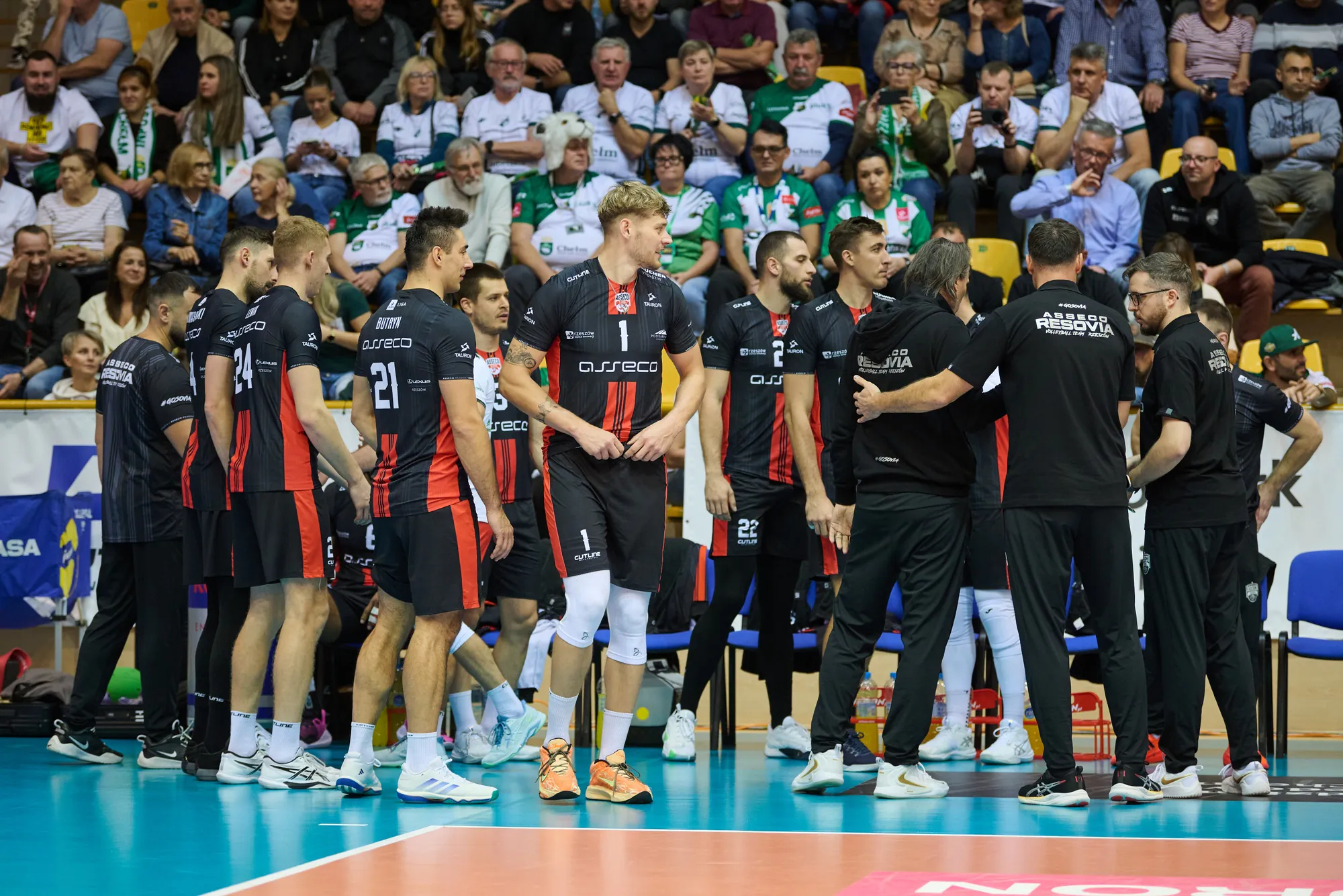 Asecco Resovia Rzeszów w przerwie meczowej